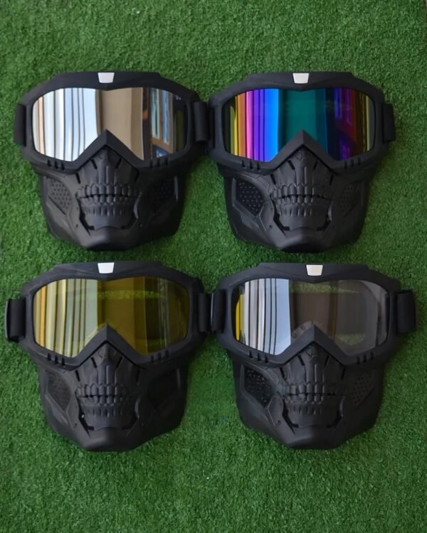 Mask With Googles For Riders