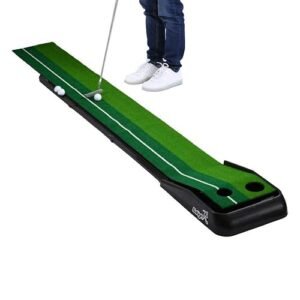 3m Golf Putting Mat With Returner