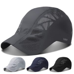 HYBRID BREATHABLE LIGHT WEIGHT GOLF CAP