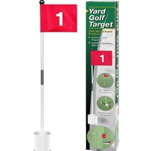 YARD GOLF TARGET CUP AND FLAG