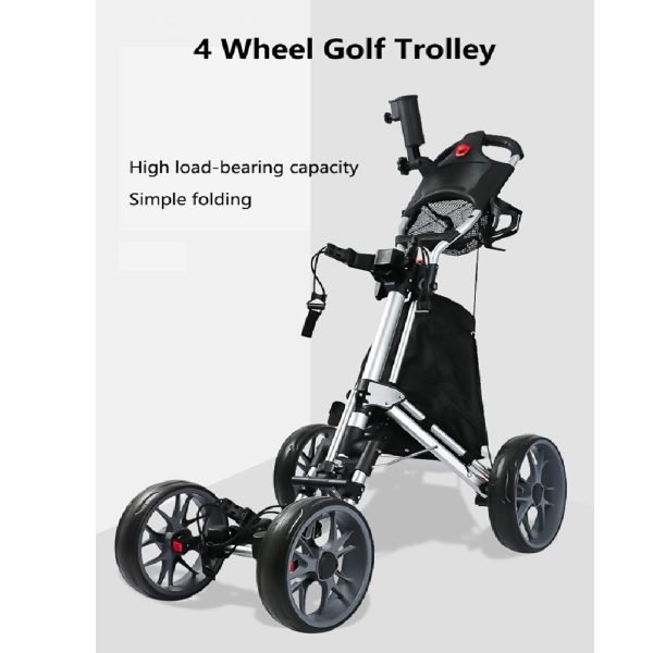 PRO FOUR WHEEL GOLF TROLLEY