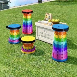 MOBILE COLLAPSIBLE STOOL