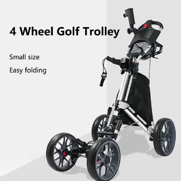 PRO FOUR WHEEL GOLF TROLLEY